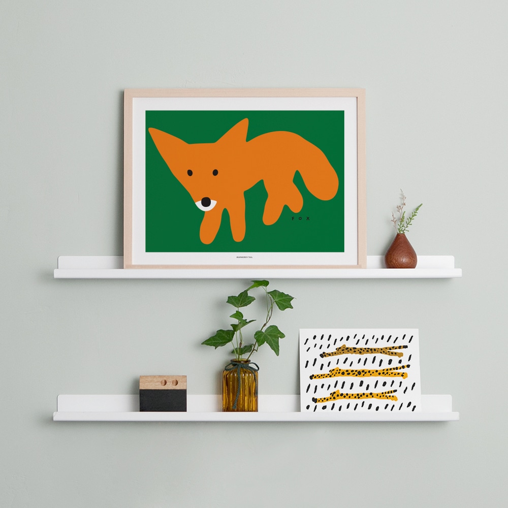 ArtPrint - Red Fox Green – Bild 2